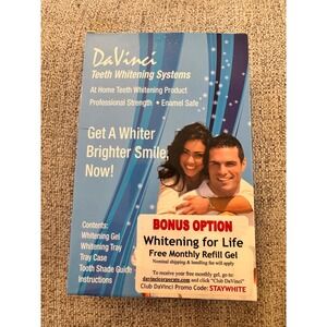DaVinci Teeth Whitening Systems At‎ Home Kit Whitening Tray Gel